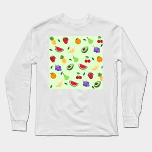 Fruits pattern Long Sleeve T-Shirt